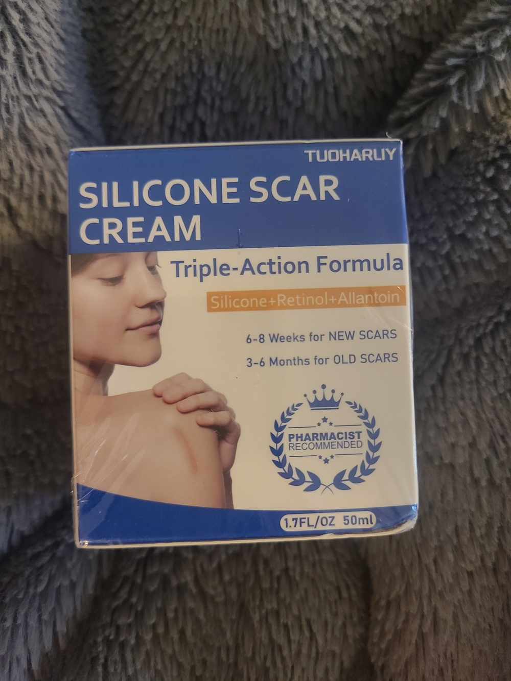 New Silicone Scar Cream Triple Action Formula with Silicone, Retinol & Allantoin